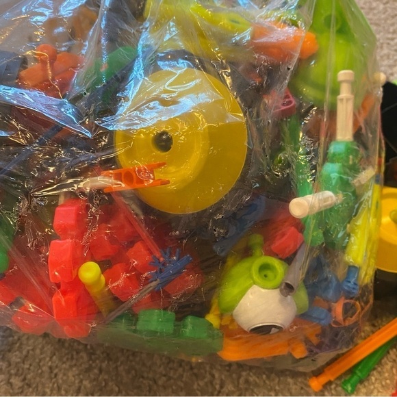 K’nex Building Block Piece Set Lot Flower Fairy Car Wheels Eye Ball Toy - Picture 5 of 6